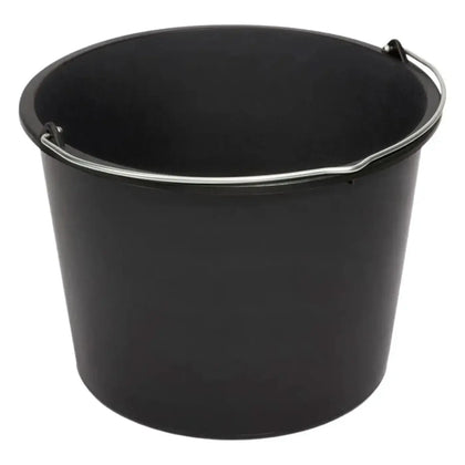 NÖLLE Baueimer Kunststoff Schwarz