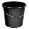 Nölle Haushaltseimer 10 Liter Kunststoff – Schwarz