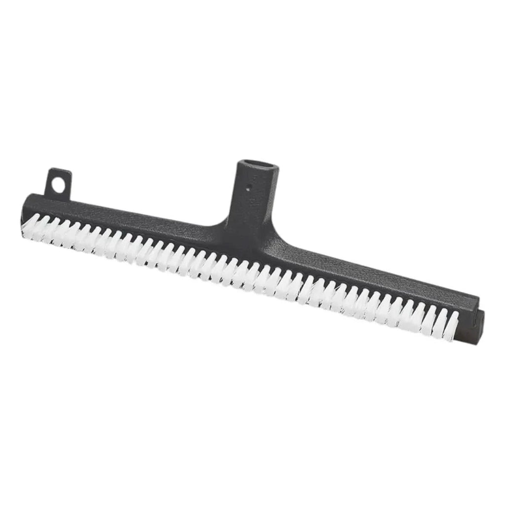 Nölle duo-wasserschieber 43cm schwarzer kunststoff poolbürste mit weißen borsten und t-förmigem griff