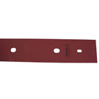 Rotmetal blade with three oval holes and stamped markings on the back for sauglippe hinten gansow 40 b 53