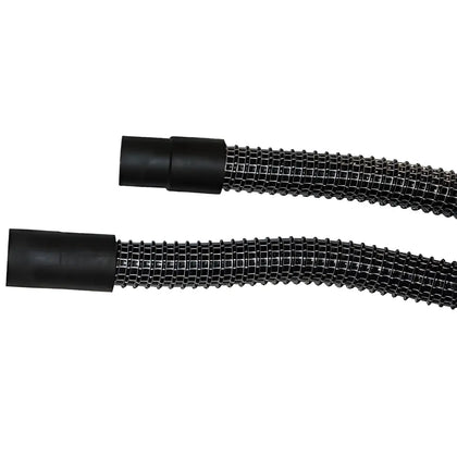 Saugschlauch - Farbe schwarz mit Federspirale