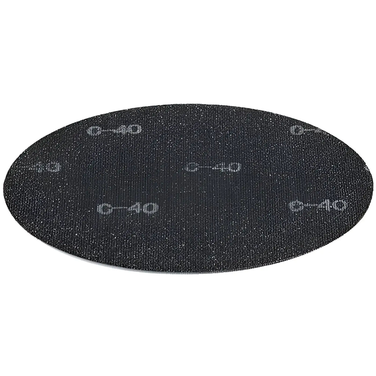 Schleifgitter feinschliff 17 zoll mit schwarzem ovalem schleifpad c 40 für feines schleifen