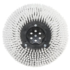 Weißes nylon schrubbteller bodenbürste 16 zoll 41 cm mit schwarzem zentralhub