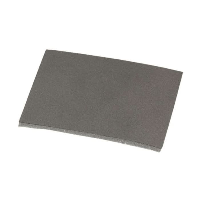Dunkelgraues rechteckiges lösung glöckner solugloss iv handpad sandpapier mit strukturierter abrasiver oberfläche