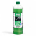 Lösung glöckner glossy glanzwischpflege grüner glänzender glasreiniger konzentrate in weißer plastikflasche mit grünem deckel