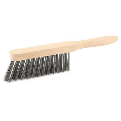 Sorex Handfeger Holz Stahldraht blank gehärtet 30cm