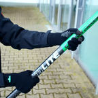 Unger ergotec glasreinigungshandschuhe glon mit hellgrünem, texturiertem griff für besseren halt aus hochwertigem material