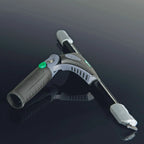 Unger ergotec ninja 6in1 complete kit graues und schwarzes ergonomisches fensterreinigungsgerät mit grünem knopf