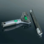 Unger ergotec ninja 6in1 komplettkit silbergrüner abzieher mit strukturiertem griff und schwarzer gummilippe