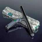 Grau grüner microfiber squeegee mit texturiertem griff von unger ergotec ninja einwascher na mit bezug