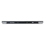 Schwarzer unger ergotec ninja scheibenwischer mit transparenter kappe und weißem logo aluminium schiene ac