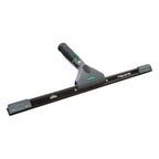 Schwarz-grauer unger ergotec ninja fensterwischer mit strukturiertem griffgriff für einfache fensterreinigung