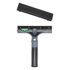 Schwarzer unger ergotec ninja schaber squeegee mit strukturiertem griff und abnehmbarem klingenblatt