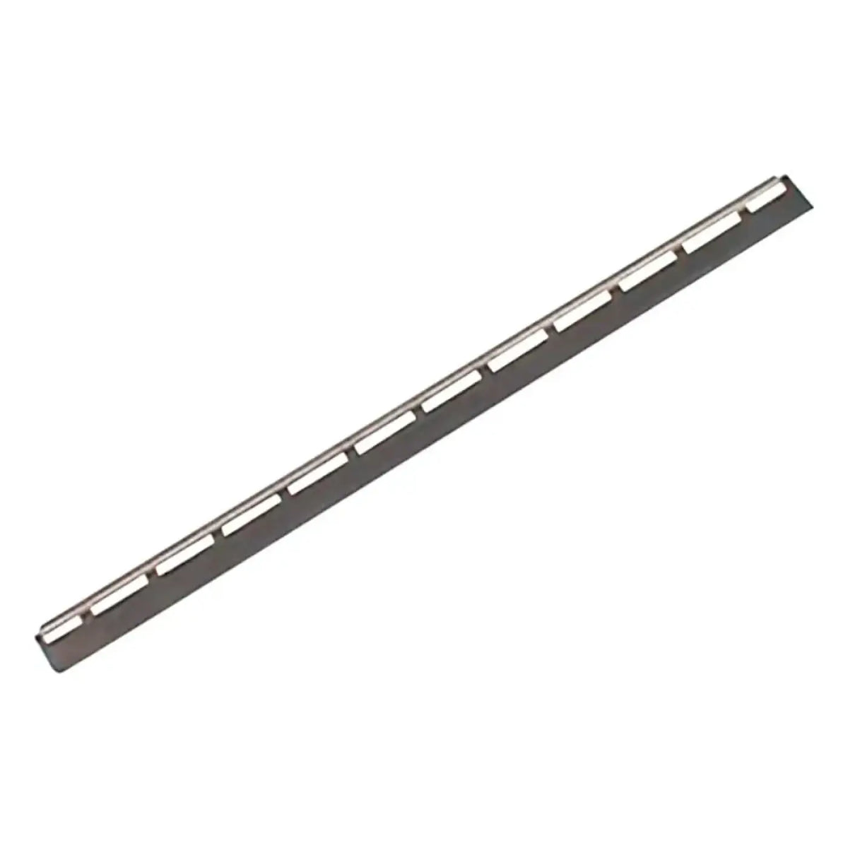 Ein elegantes dunkelgraues metallschienenlineal ungers s-schiene soft ne mit weißen messmarkierungen