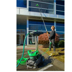 Unger hydropower nano filter basis nanoe fensterreinigungsmaschine grün schwarz mit langem ausziehbarem griff