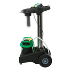 Unger hydropower nano filter komplett nanod mobile auto detailing maschine schwarz grün mit edelstahl säule transparentem filtergehäuse und rollenbasis
