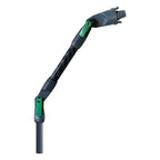 Schwarzer und grüner ungler nLite connect winkeladapter mit ergonomischem griff für erleichterte reichweite