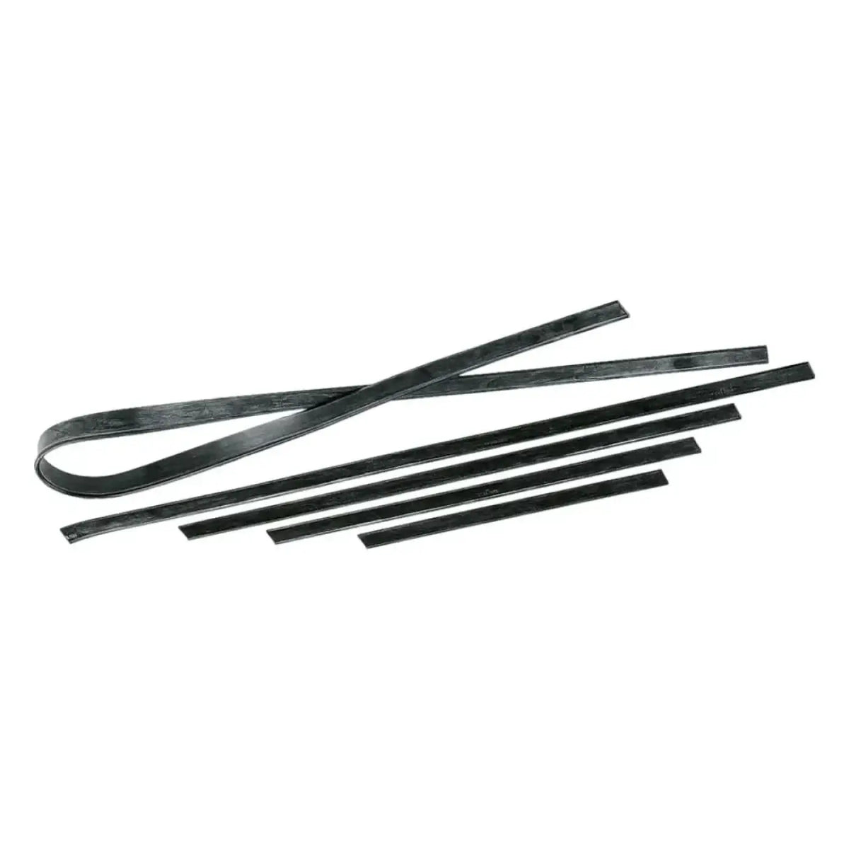 Schwarze gummitrimstreifen aus gummi für autofensterdichtungen ungger pro wischergummis hart rrh