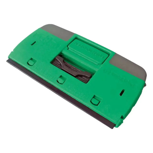 Unger schaber ProTrim 10 TX100 grüner und grauer kunststoff-schwamm mit schwarzer gummilippe zum reinigen von glasscheiben
