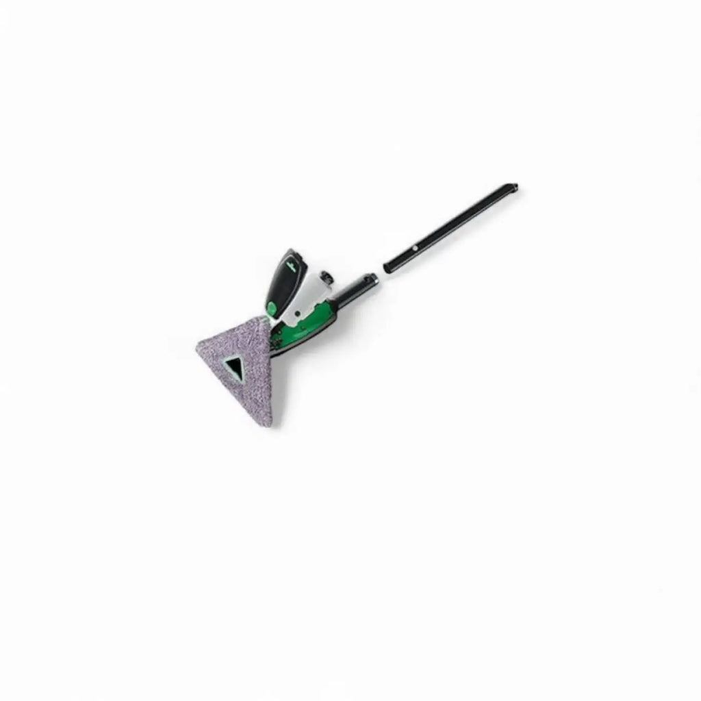 Unger stingray-set 330 os srko3 grün-schwarzer handmopp mit dreieckigem grauem mikrofaserkopf
