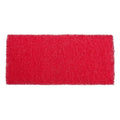 Vermop reinigungspad bright red rectangular scrubbing pad with dense fuzzy texture for effective cleaning
