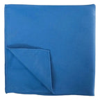 Vermop softy tuch 40x40 cm blaues mikrofasertuch sauber und weich mit sichtbarer nahtkante