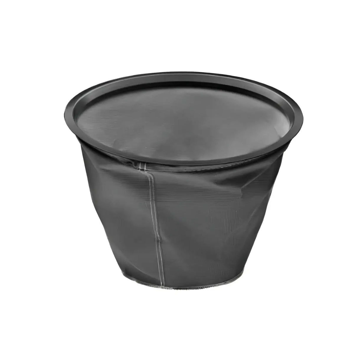 Schwarzer Viper Filter für 75l mit robustem Mesh-Sieb, verstärktem Rand und genähten Nähten