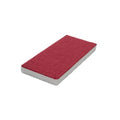 Melamin w-handpad 5er pack roter und weißer rechteckiger schwamm mit strukturierter, scheuernder oberfläche zum reinigen