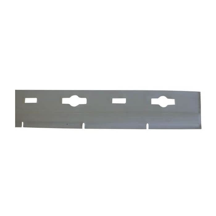 Graues metall blade mit vier ausschnitten für fimap imx abstreiferblatt in langlebigem metall