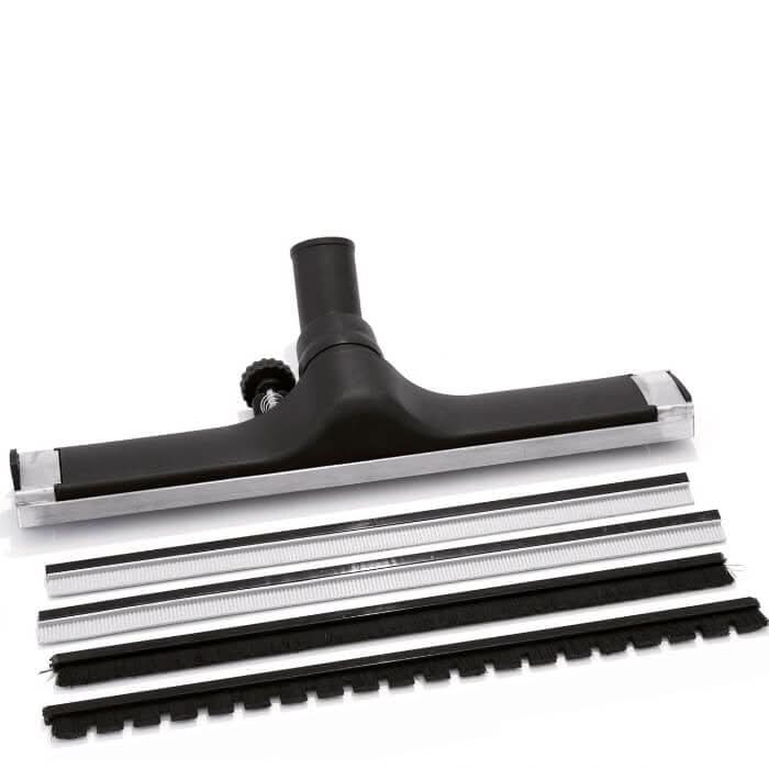 Schwarz-silberner profiLine alu hartboden düse mal450 mit austauschbaren gummilippen und squeegee kopf