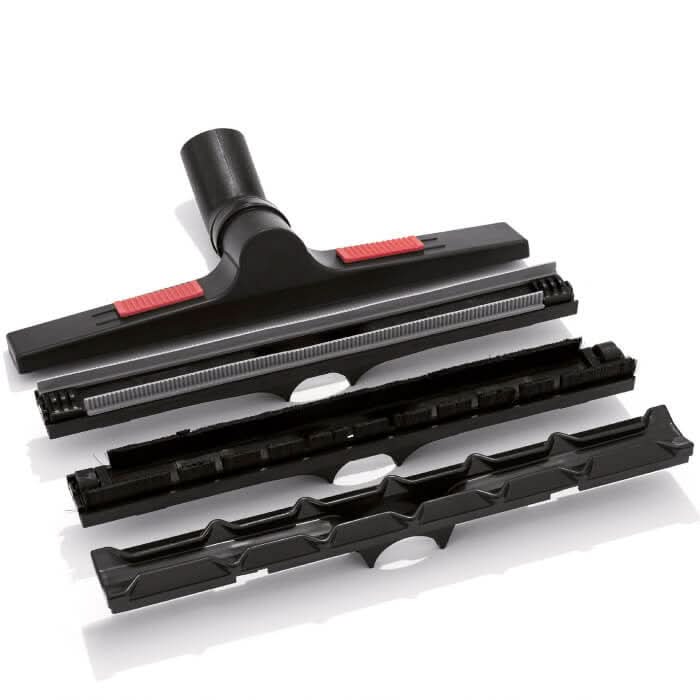 ProfiLine Hartbodendüse MK 375 schwarze bodendüse mit roten gummigriffen und silberner metallbürste