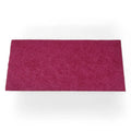 Weber melamin handpad 11,5x25 cm magentafarbenes rechteckiges abrasives pad mit faseriger struktur