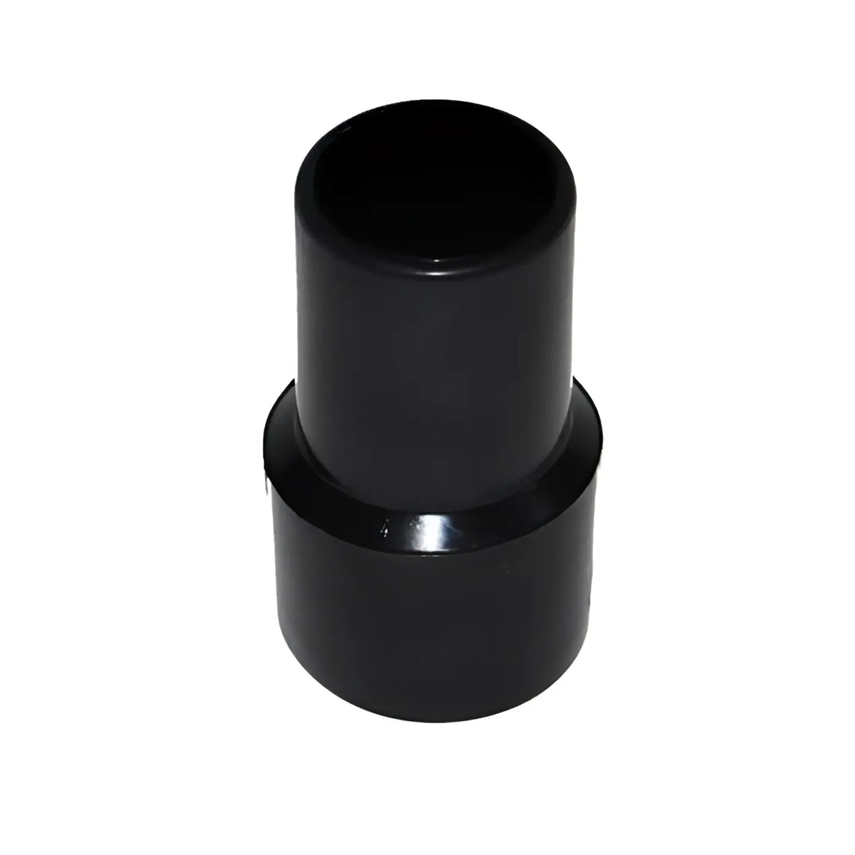Weber muffe für saugschlauch nw 51 id51/ad57 schwarzer kunststoff adapter mit glattem zylindrischem design und breitem fuß