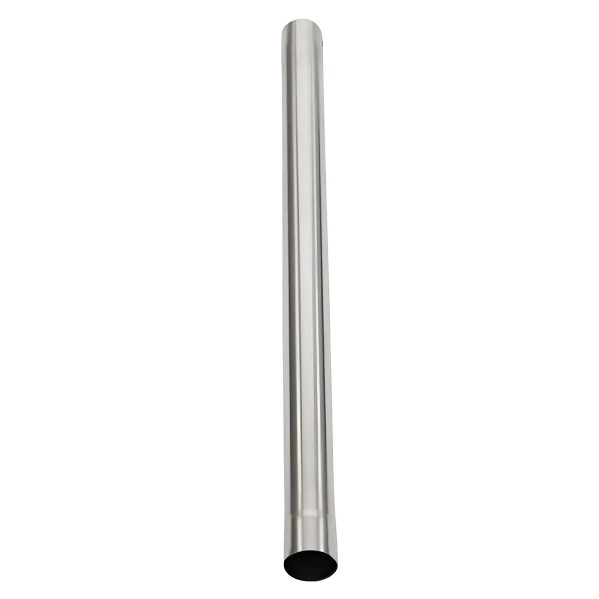 Ein schlaues zylindrisches edelstahlrohr wetrok handrohr 50cm Ø35mm mit polierter reflektierender oberfläche