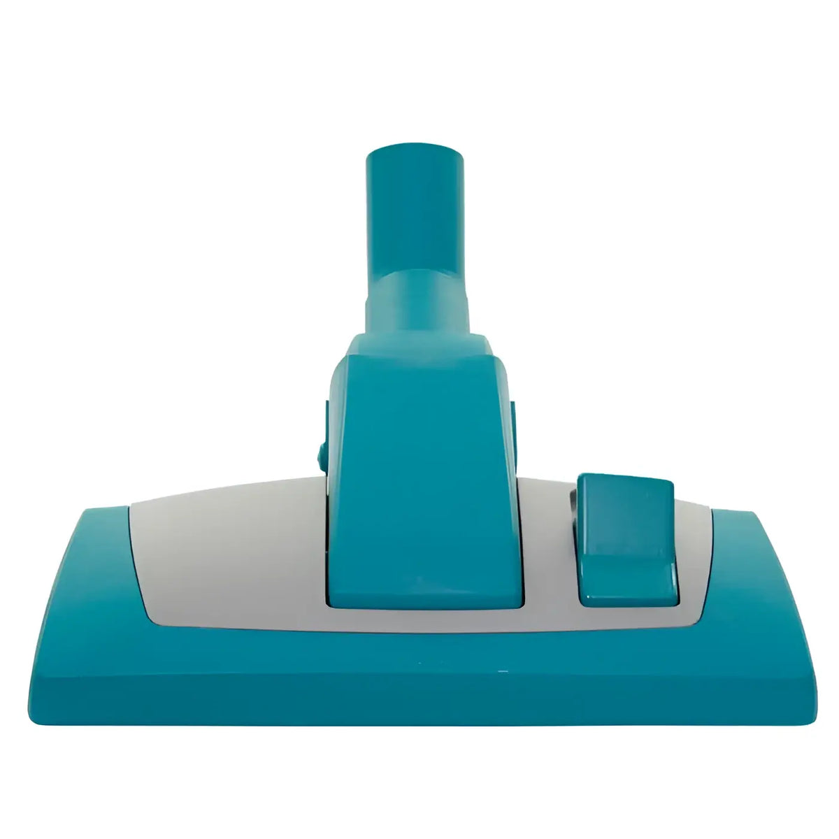 Teal und grauer kunststoff bodenmundstück mit zentralem griffanschluss für wetrok kombidüse 30 cm ø35mm