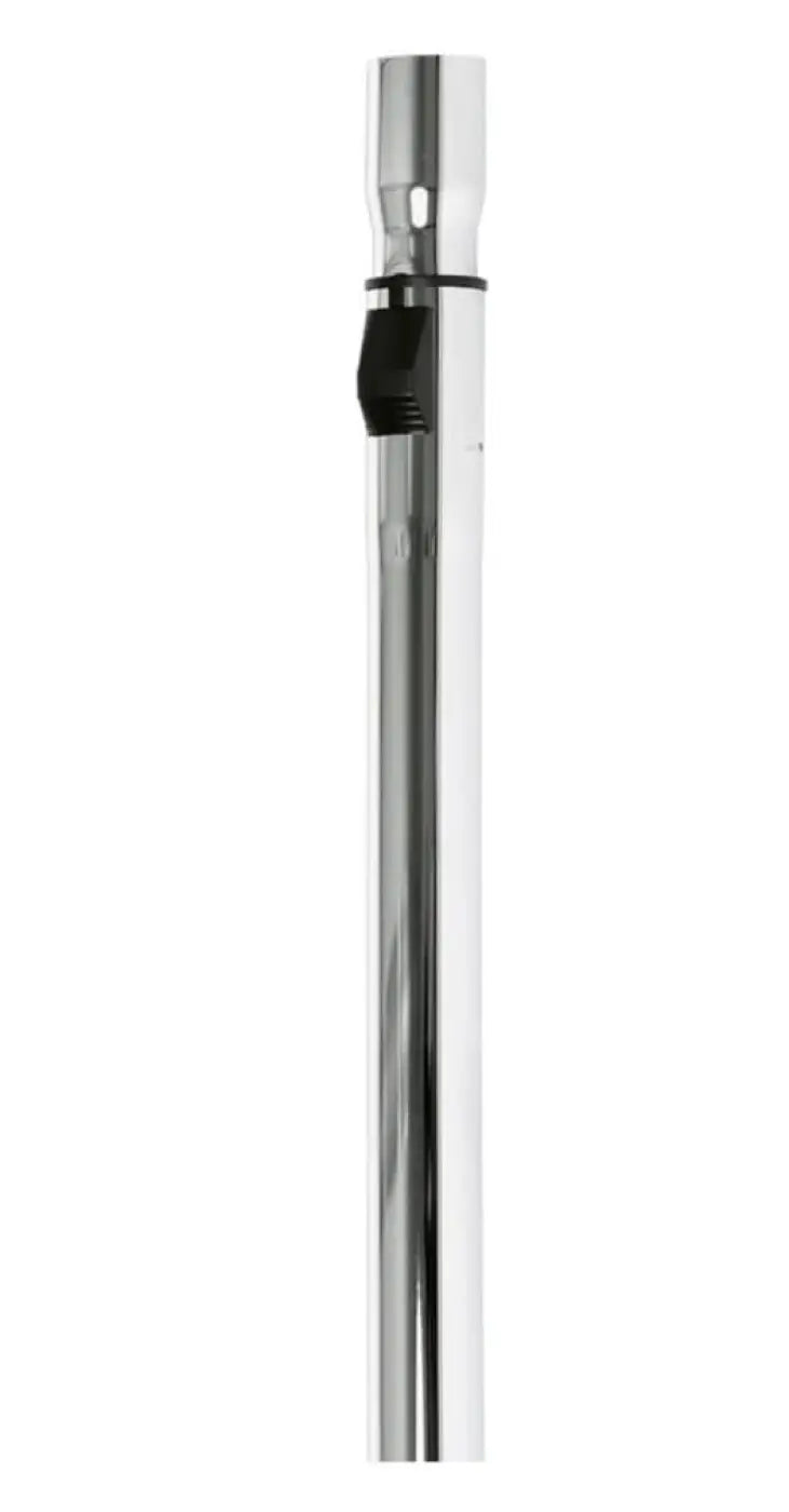 Chrom-finish teleskopsaugrohr 81 ø 36mm mit schwarzer kunststoffklemme von wetrok, ansicht rückseite