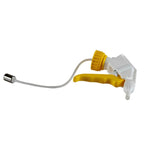 Nasswerk granusan schaumsprüher 0,5l leer gelb mit gelb-weißem sprühkopf, flexiblem schlauch und metallspitze